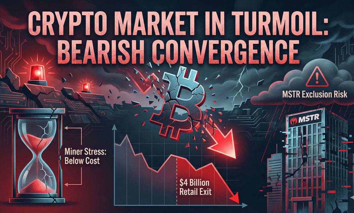 Retail Exodus Hits Record $4B as BTC Breaches Cost Basis