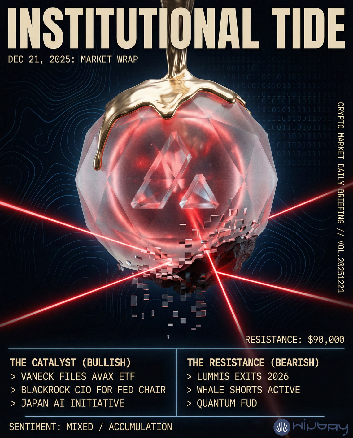 📅 December 21, 2025 – Daily Crypto Market Wrap