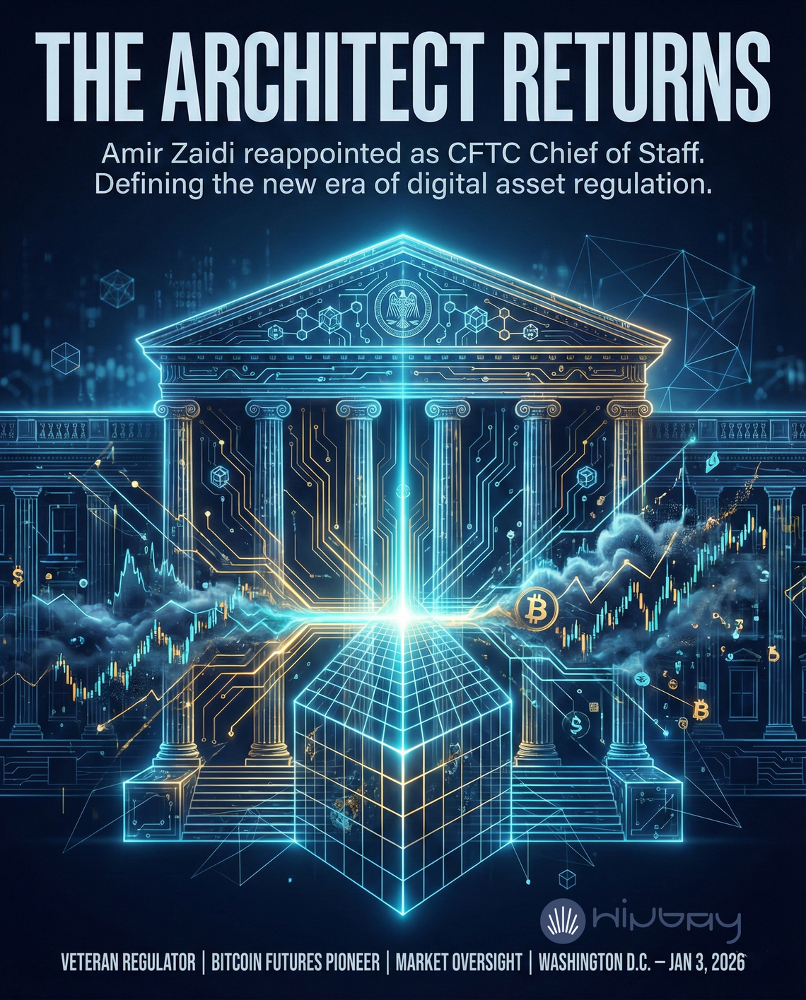 Amir Zaidi Returns to CFTC as Chief of Staff, Veteran Regulator Who Spearheaded Bitcoin Futures Oversight